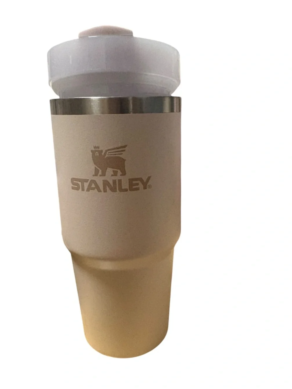 Stanley Kids Quencher H2.0 FlowState 14oz – Cream/Birch - Picture 2 of 2